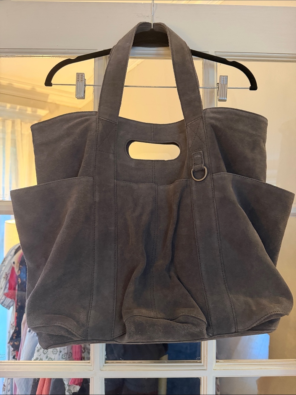 Free People Suede Caravan Tote